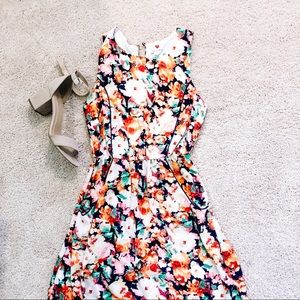 Floral A-line Dress